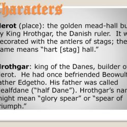 Who is edgetho in beowulf