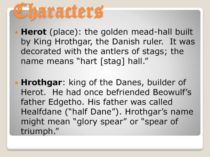 Who is edgetho in beowulf