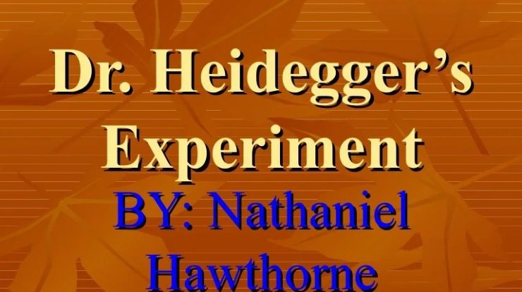 Symbols in dr heidegger's experiment