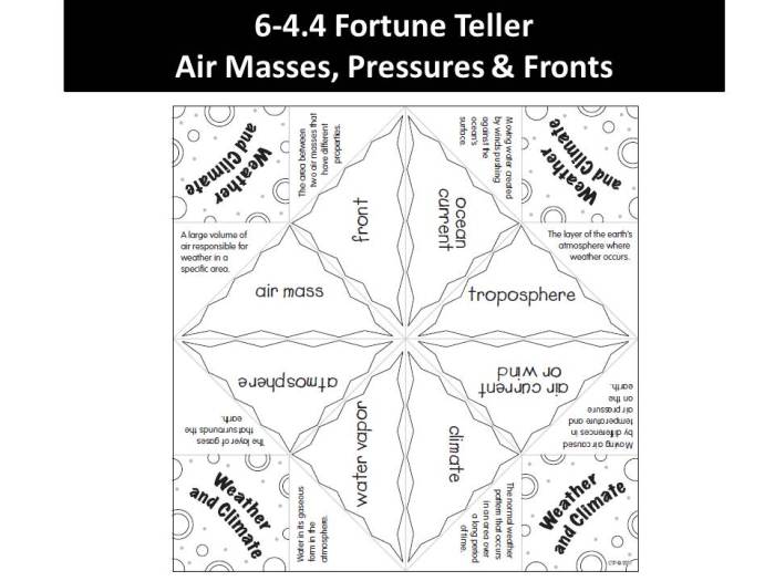 Air masses and fronts review worksheet answer key